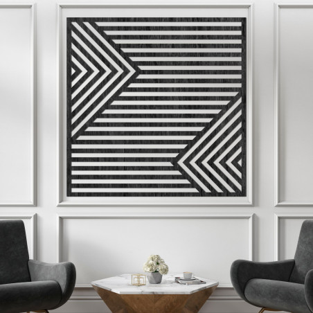 Wooden wall decoration