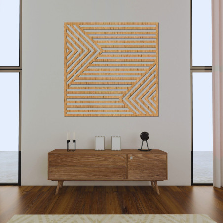 The LINEA image represents a symbol of purity and harmony through geometric lines.