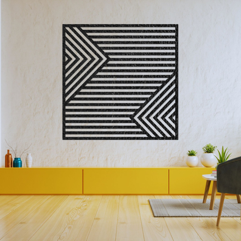 The LINEA image represents a symbol of purity and harmony through geometric lines.