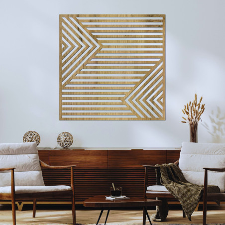 The LINEA image represents a symbol of purity and harmony through geometric lines.