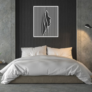 Designer wooden decoration illusion face - FACIEI 2