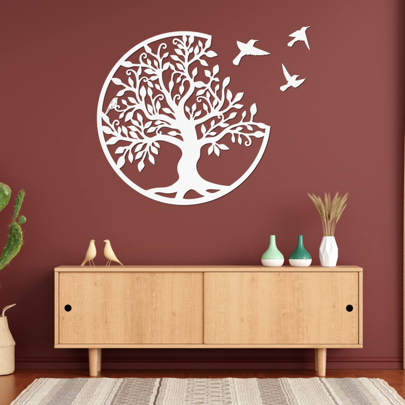 Wooden trees of life are not only an aesthetic addition to the wall, but also a profound symbol of harmony, stability, and famil