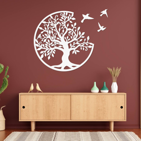 Wooden trees of life are not only an aesthetic addition to the wall, but also a profound symbol of harmony, stability, and famil