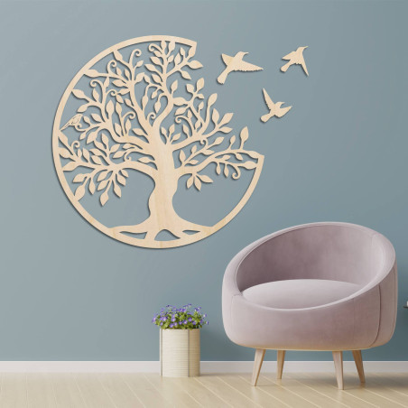 Tree of life with flying birds | LORA