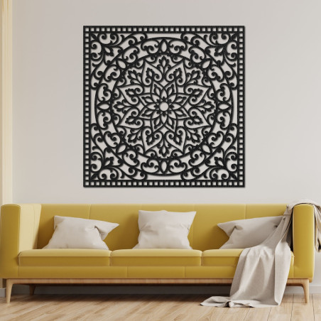 Square hanging paintings are a beautiful way to enrich your home with art and spirituality.