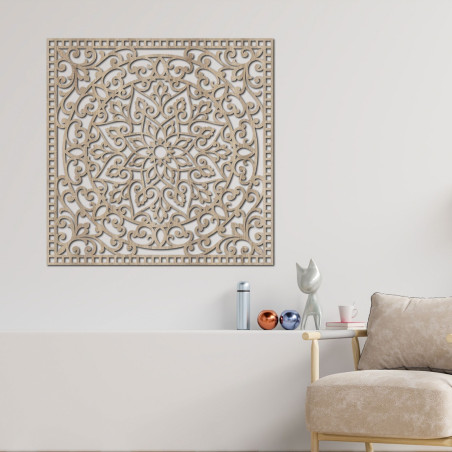 Square hanging paintings are a beautiful way to enrich your home with art and spirituality.