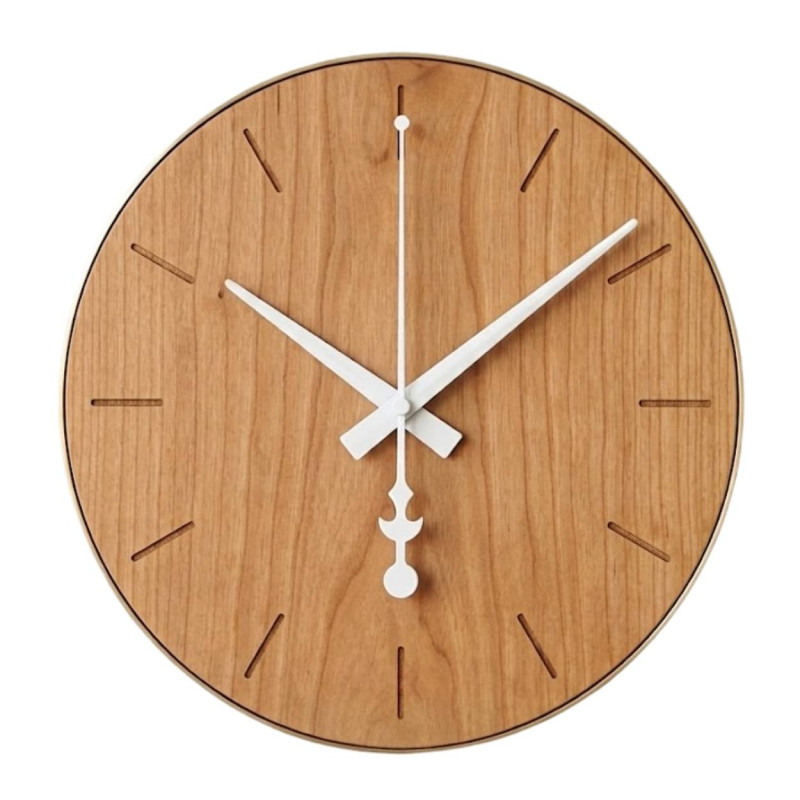 Elegant white clock hands with precise, silent movement for every home.