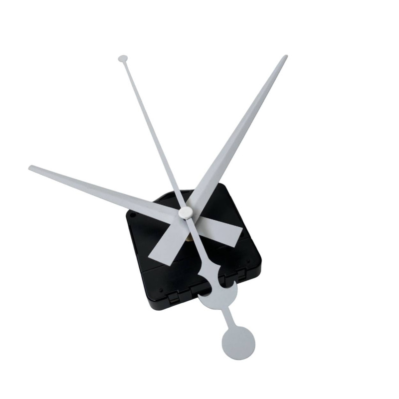 Stylish white aluminum clock hands with an anchor design for decorative clocks.