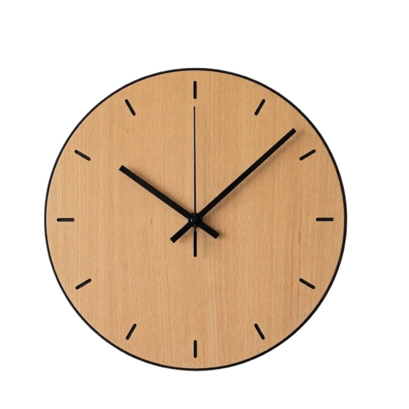 Stylish black clock hands suitable for a minimalist interior.