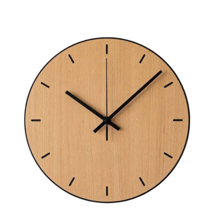 Stylish black clock hands suitable for a minimalist interior.