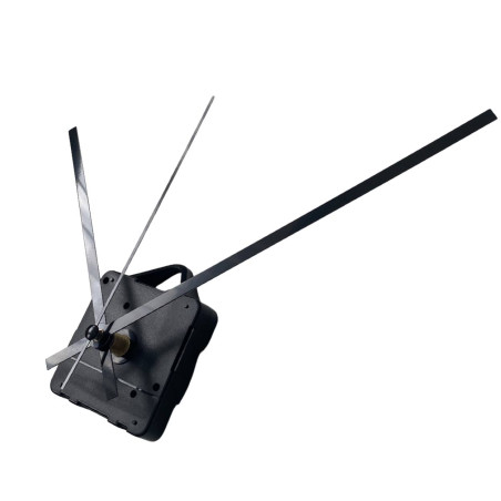 Straight aluminum hands in black finish will ideally complement modern and minimalist interiors.