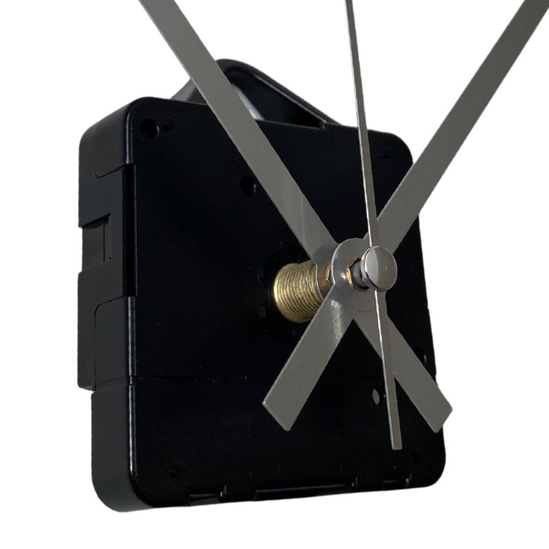 DIY silver clock hands for creating your own designer wall clock.