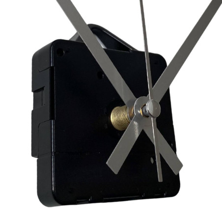 DIY silver clock hands for creating your own designer wall clock.