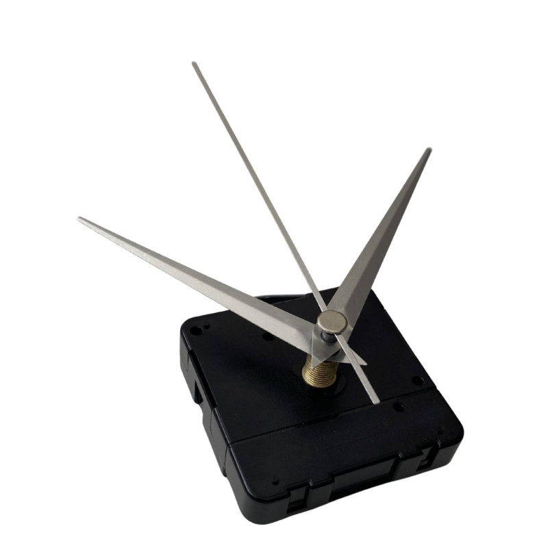 Modern silver clock hands with a pointed tip for an elegant and simple look.