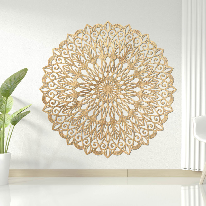 Wooden mandalas are more than just elegant wall decoration - they symbolize harmony, unity and sensitivity, spiritual growth.