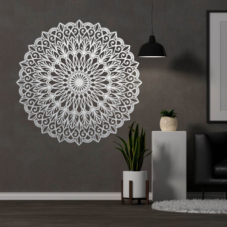 Discover the beauty of a wooden mandala that will bring peace and harmony to your home.