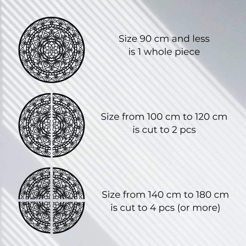 Wooden mandala on the wall Design | AFRODITA