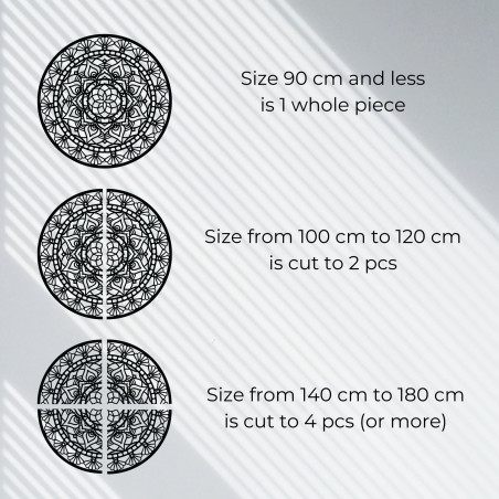 Wooden mandala on the wall Design | AFRODITA