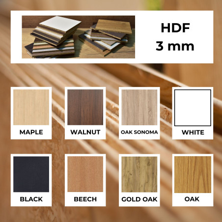 Wooden decoration square | FLOFER