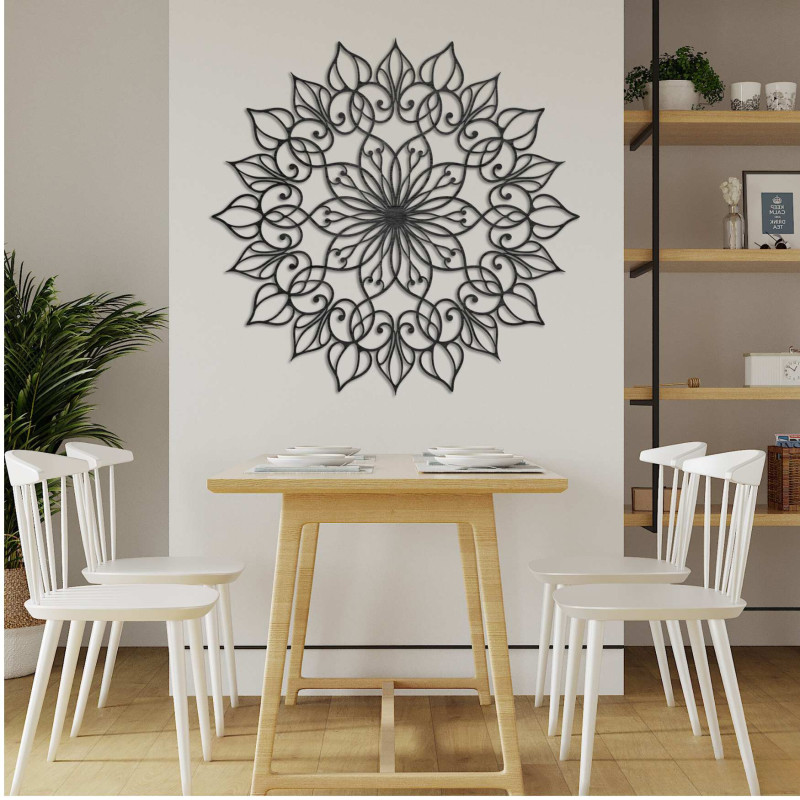 Wooden Flower Mandala | Precise 3D cut from HDF