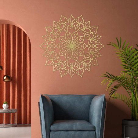 Wooden Flower Mandala | Precise 3D cut from HDF