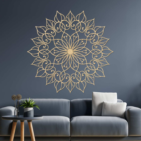 Wooden Flower Mandala | Precise 3D cut from HDF