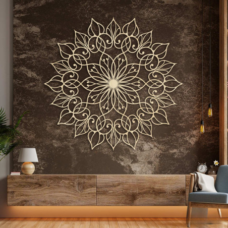 Wooden Flower Mandala | Precise 3D cut from HDF