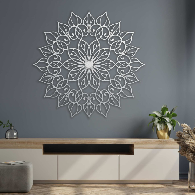 Wooden Flower Mandala | Precise 3D cut from HDF