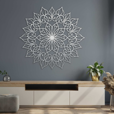 Wooden Flower Mandala | Precise 3D cut from HDF
