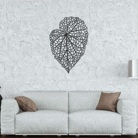 A modern wooden leaf painting that will add style, warmth and naturalness to the space
