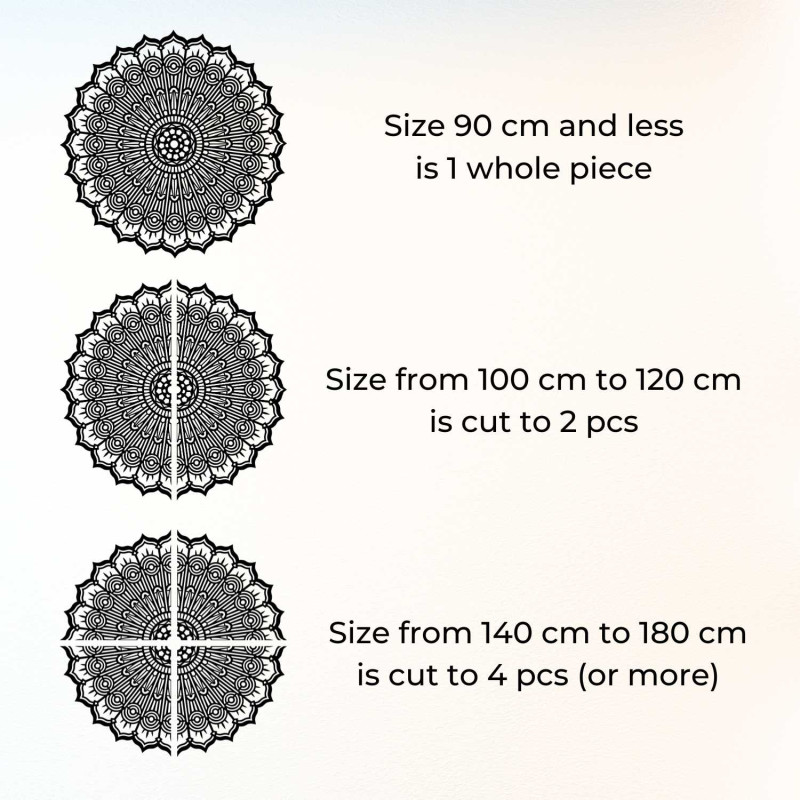 Healing mandala on the wall - Elegant...
