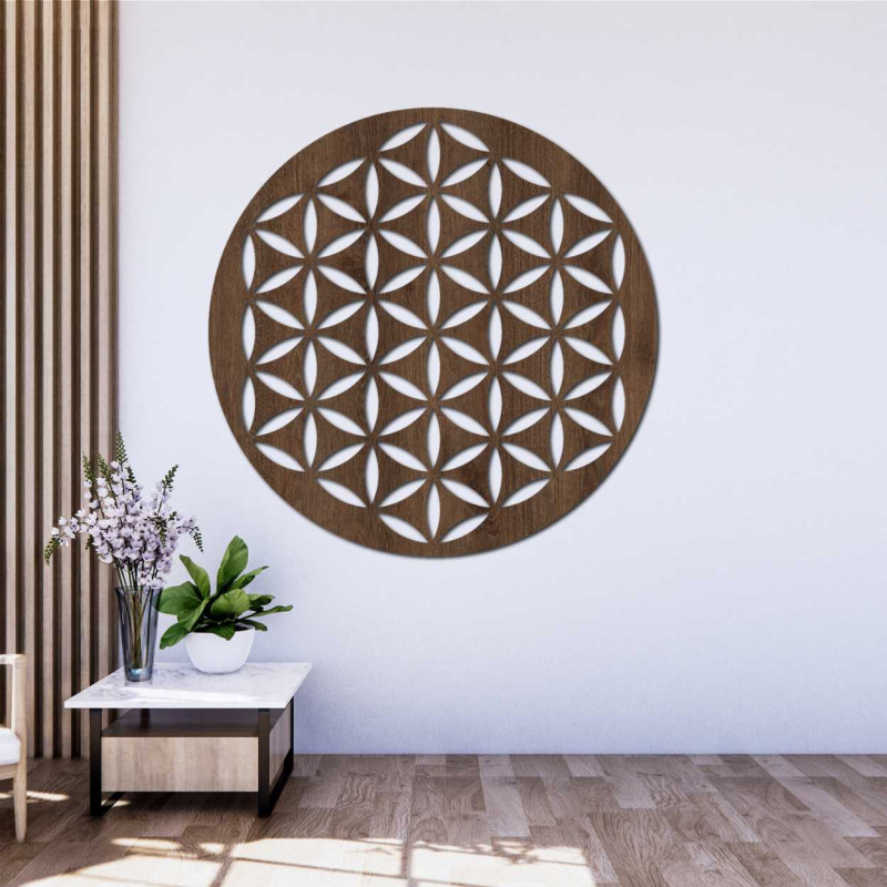 Elegant wooden picture in a modern style for a cozy interior.