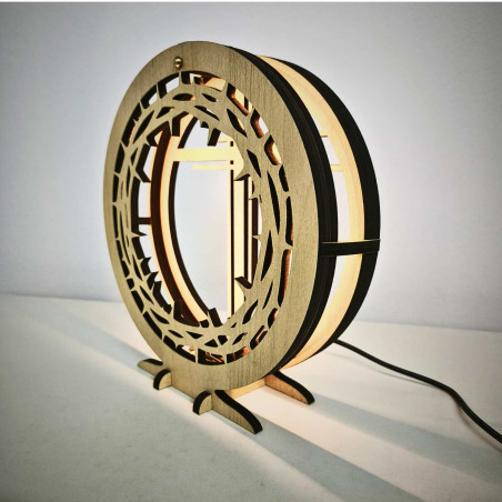 The LED cross with a crown of thorns will create peace and harmony in your home.