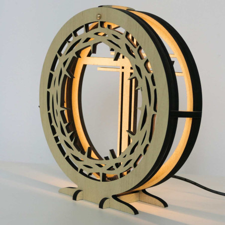 The LED cross with a crown of thorns will create peace and harmony in your home.