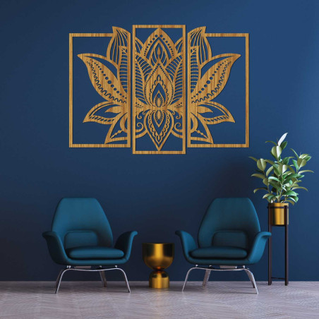 Multi-piece wall decoration Lotus flower | FLORIDUS