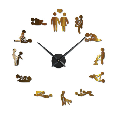 Adhesive mirror clocks are a modern and stylish accessory that will add elegance and visual depth to any interior.