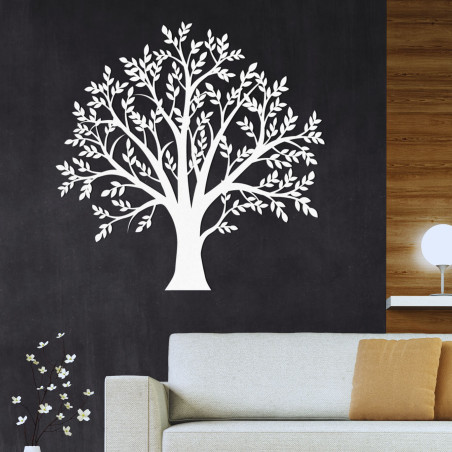 Elegant wooden tree of life wall decoration