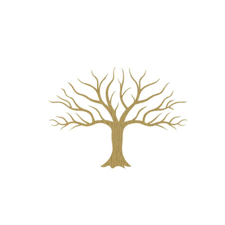 The elegant wooden tree decoration will impress with its minimalist design and precise workmanship.