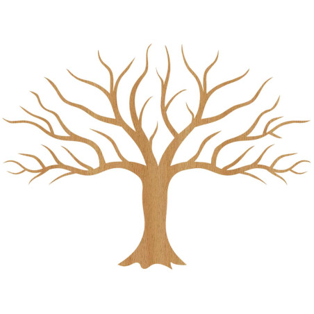 The wooden Tree of Life is an original accessory for a cozy and modern home