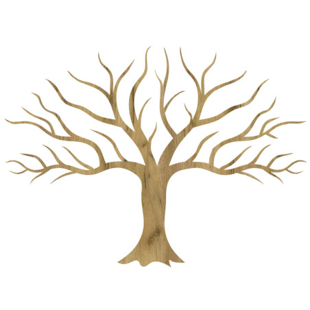 The wooden Tree of Life is an original accessory for a cozy and modern home