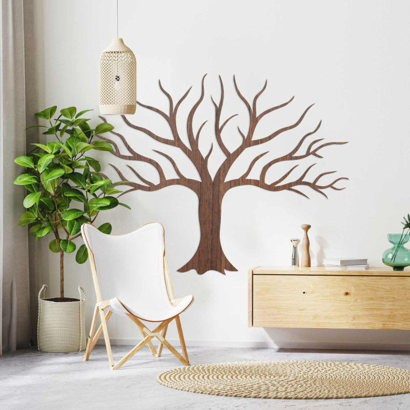 Modern wood decoration will enhance the beauty of both the living room and the office space.