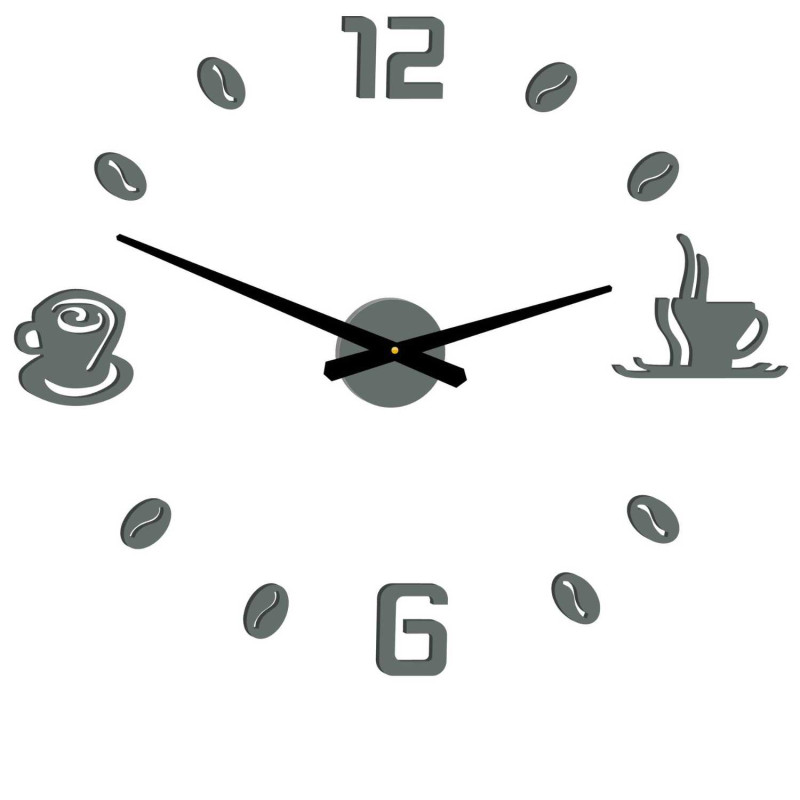 Wall clock adhesive coffee | COFFE