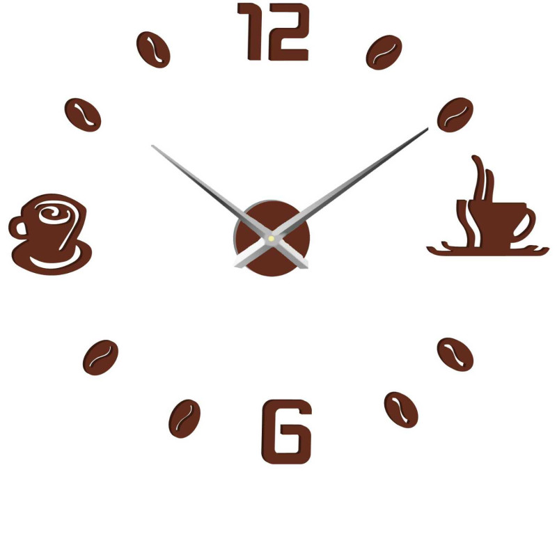 Wall clock adhesive coffee | COFFE