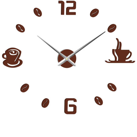 Wall clock adhesive coffee | COFFE