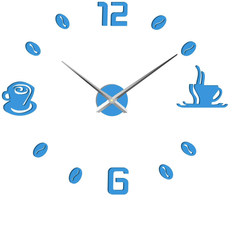 Wall clock adhesive coffee | COFFE