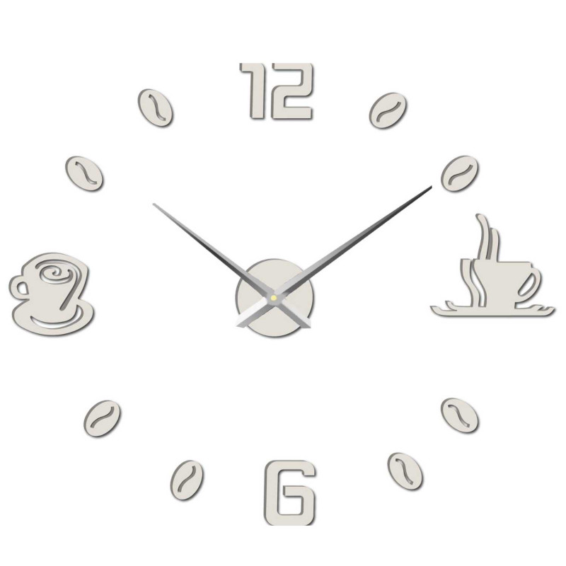 Wall clock adhesive coffee | COFFE