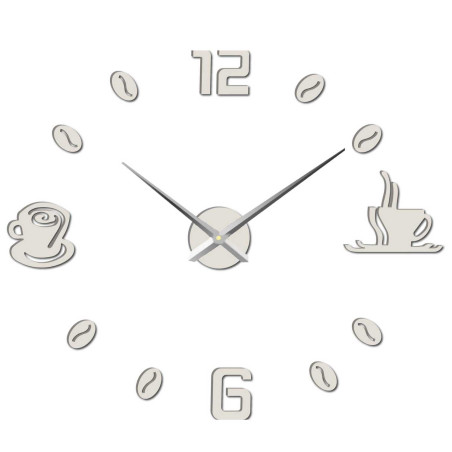 Wall clock adhesive coffee | COFFE