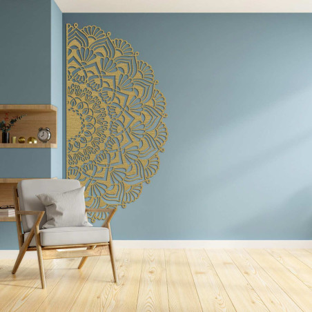 Premium 3D wood painting for an elegant and cozy interior.