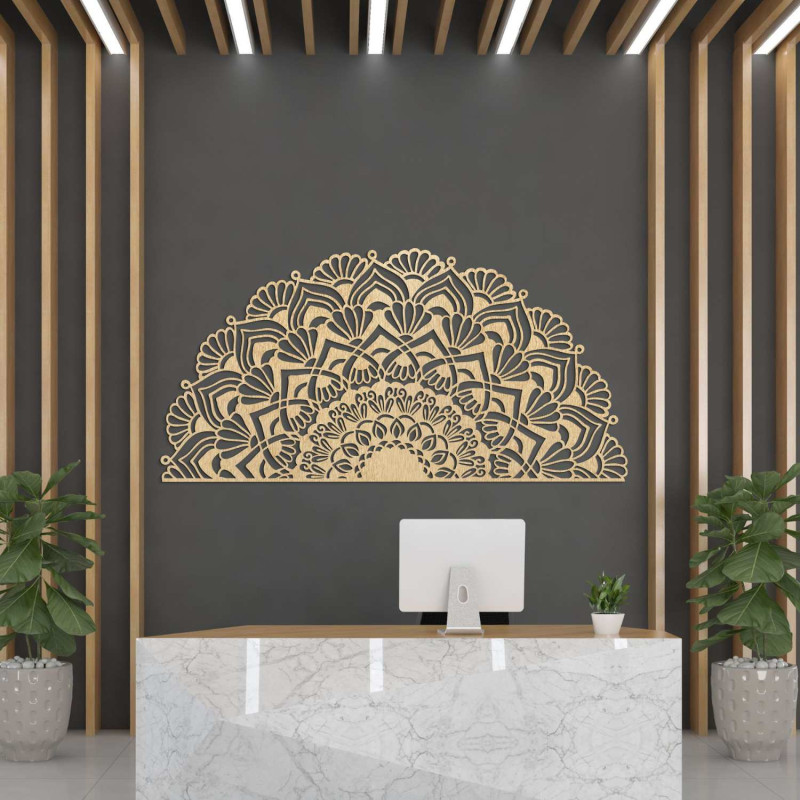 Premium 3D wood painting for an elegant and cozy interior.