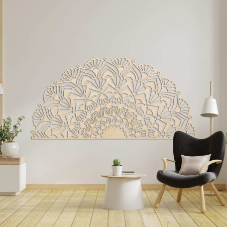 Premium 3D wood painting for an elegant and cozy interior.